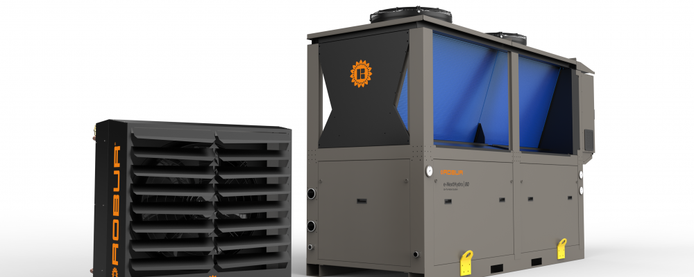 ROBUR e-Next Hydro pro chlazení a vytápění průmyslových hal