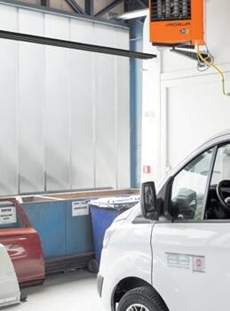 Vytápění servisních dílen a STK Ford Homolka v Děčíně - Doplňující #1