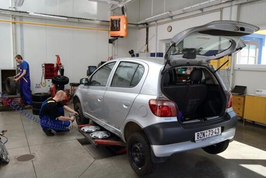 Vytápění autoservisu a pneuservisu AutoFiala