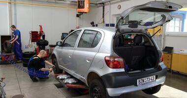 Vytápění autoservisu a pneuservisu AutoFiala